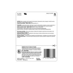 Duracell CR2016 Lithium Batteries – 4 Pack, Child Safe