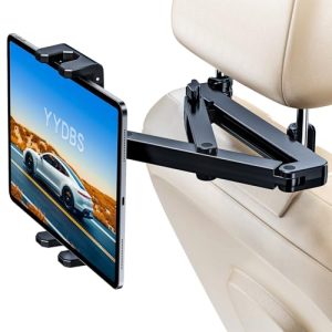 Adjustable Tablet Holder for Car Headrest - 3-in-1 Design