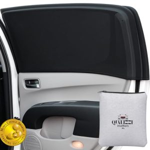 Qualizzi Car Window Sun Shades for Large Cars & SUVs (2-Pk)