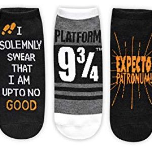 Harry Potter Deathly Hallows Ankle Socks - 5 Pack