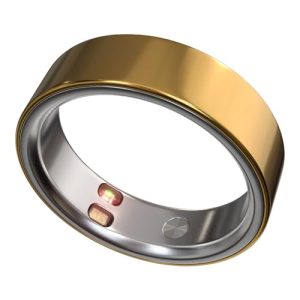 Smart Ring Health Tracker - 5ATM Waterproof Gold