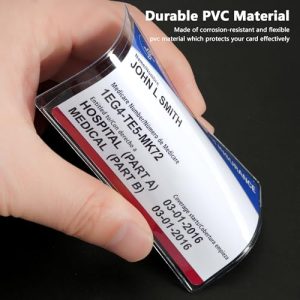 Medicare Card Holder Protector Sleeves (6 Pack)