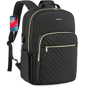 Large Travel Laptop Backpack for Women - 17.3-inch