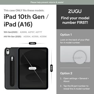 ZUGU iPad Case 10.9-inch (10th/11th Gen) – Slim Protective