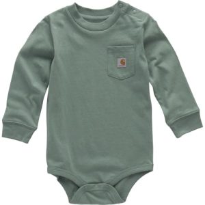 Carhartt Long-Sleeve Pocket Bodysuit - Patina 9M