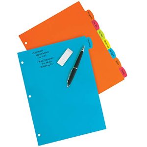 Avery Big Tab Write & Erase Dividers – 3 Sets (Multicolor)