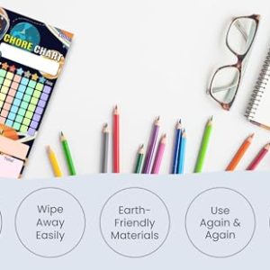 Lulet Magical Astronaut Chore & Reward Chart for Kids