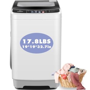 Nictemaw 17.8lb Full Auto Washer Dryer Combo
