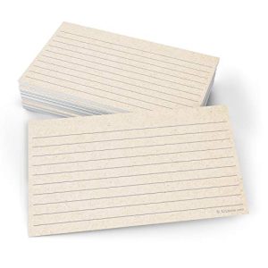 321Done Rustic Ruled Index Cards 3x5 - 50 Pack