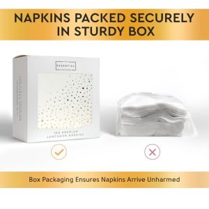 Gold Star Luxury Lunch Napkins – 100 Pack