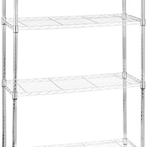 Amazon Basics 4-Shelf Adjustable Steel Wire Storage Rack