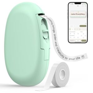 SUPVAN E10 Bluetooth Label Maker – Waterproof Labels