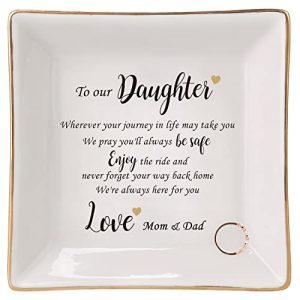 Daughter Ring Dish Jewelry Tray - Engagement Wedding Gift