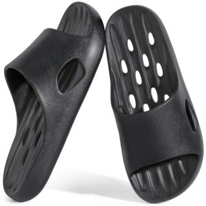 Aoowoll Unisex Shower & Pool Slippers with Holes