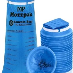 MP MOZZPAK Vomit Bags – 24 Pack, 1000ml, Leak-Proof