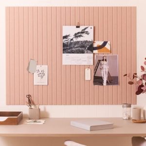 Stylish 35"x47" Felt Bulletin Board | 12 Tiles