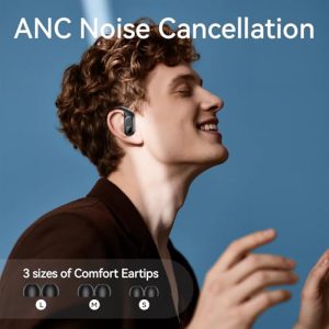 Occiam ANC Earbuds: 96H Playback, Waterproof, Sport Fit