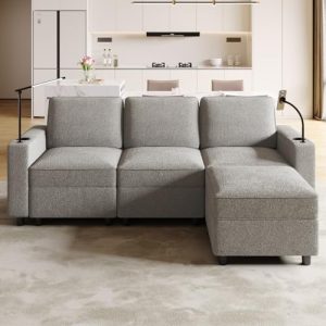 beyond SMART Modular Sectional Sofa w/ Power & LED Light