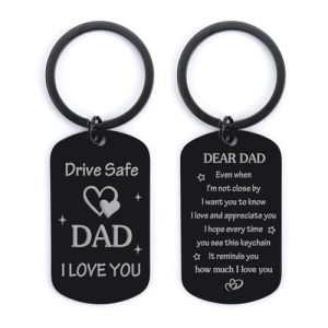Drive Safe Keychain - Gifts for Dad, Husband