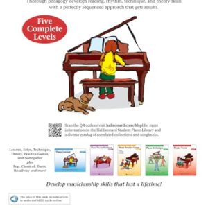 All-In-One Piano Lessons Book B: Beginner Sheet Music + Audio