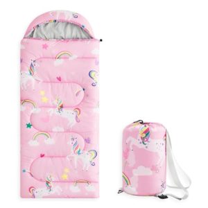 Wake In Cloud Kids Unicorn Rainbow Sleeping Bag