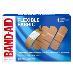 Band-Aid Flexible Fabric Bandages – 100 Count