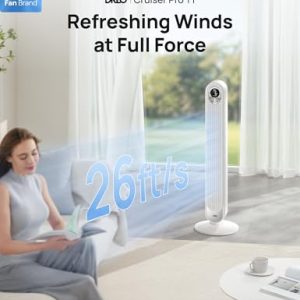 Dreo Cruiser Pro T1 42″ Quiet Bladeless Tower Fan