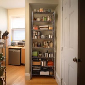Finnhomy 8-Tier NSF Chrome Wire Shelving – Adjustable Steel