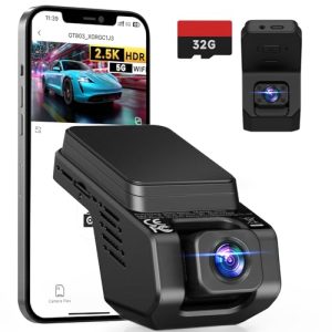 Dual Dash Cam Front & Inside | 2.5K+1080P Hidden Design