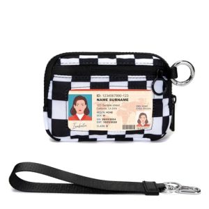 Women’s Mini Keychain Wallet – Zip Card Holder & Coin Purse
