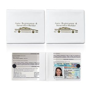 Ziciner Car Registration & Insurance Holder (2-Pack)