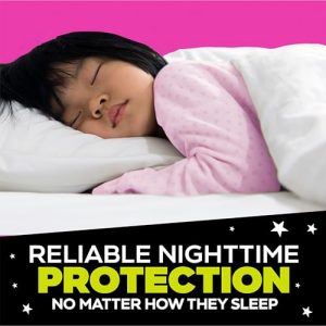 Ninjamas Girls Bedwetting Underwear – Size L (68 Count)