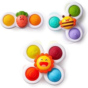 LiKee Suction Cup Fidget Sensory Bath Toys