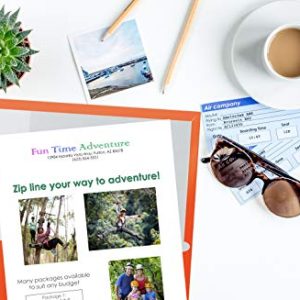 Better Office 25 Orange Laminated 2-Pocket Folders