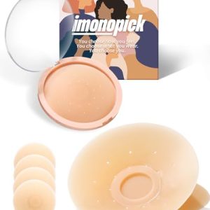 Reusable Nipple Covers: Sticky Bra Pasties 2-Pairs