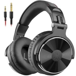 OneOdio Wired Over-Ear Studio Monitor Headphones – Black