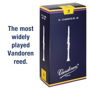 Vandoren CR103 Bb Clarinet Reeds Strength 3 (10-Box)