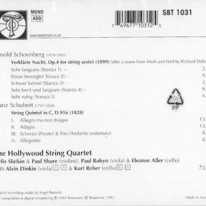 Schoenberg & Schubert: Classical Masterpieces Album