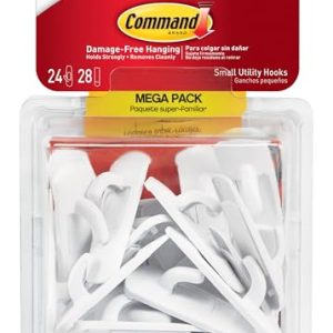 Command Small Utility Hooks - 24 Pack