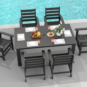GREENVINES 7-Piece HDPE Outdoor Dining Set