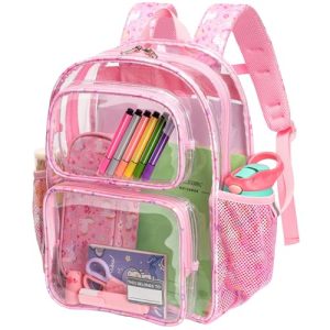 Bagseri Clear Unicorn Backpack for Girls – 15-inch School Bag