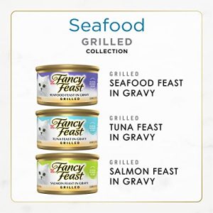Fancy Feast Grilled Wet Cat Food Seafood Variety – 24 Cans