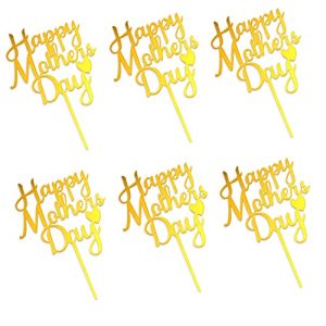 10x Happy Mother’s Day Acrylic Cake Toppers & Picks