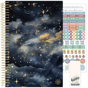 Bloom 2025 Weekly Monthly Planner - Midnight Sky
