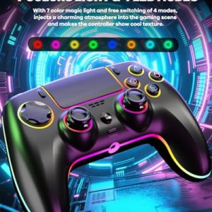 Mystiluck Multi-Platform Wireless RGB Gaming Controller