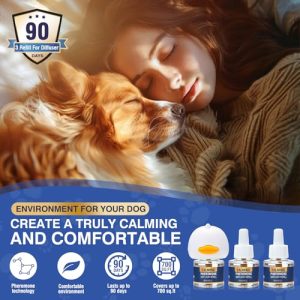 Dog Calming Pheromone Diffuser Kit – 90-Day Anxiety Relief