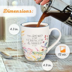 Inspirational Scripture Mug for Women – 12oz Ceramic