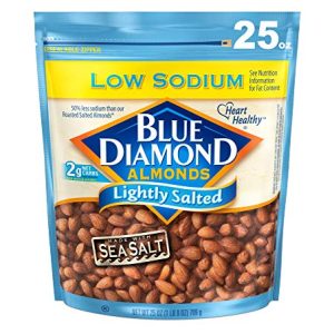 Blue Diamond Low Sodium Almonds – 25 Oz Bag