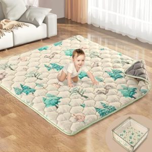 Adwomb Baby Play Mat – 50×50 Cushioned Foam, Foldable & Washable
