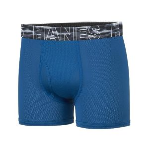 Hanes Boys’ X-Temp Mesh Performance Boxer Briefs 6-Pack